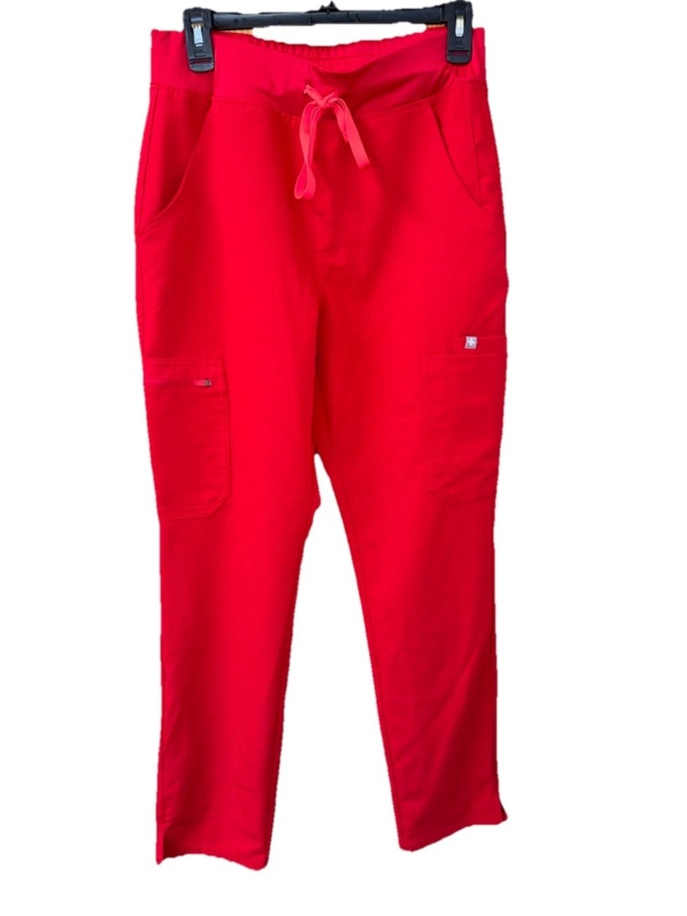 Figs women's Red Yola Skinny Scrub Pants Small - Picture 4 of 11